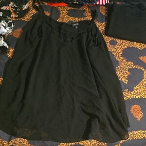 torrid Black Ruffle-Trim Camisole